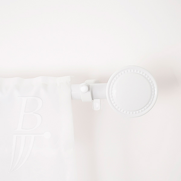 Barral Para Cortinas De Metal Capri Blanco