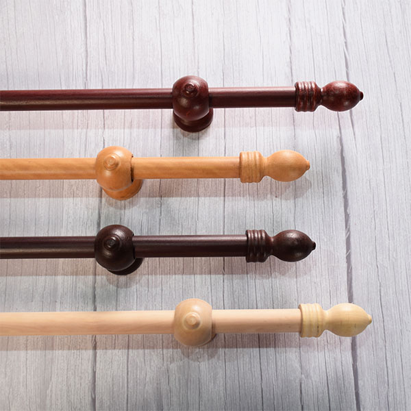 Barrales Para Cortinas De Madera En 22 Mm