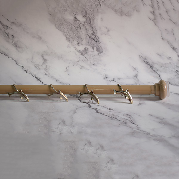 Barral Para Cortina De Baño Easy Delfín