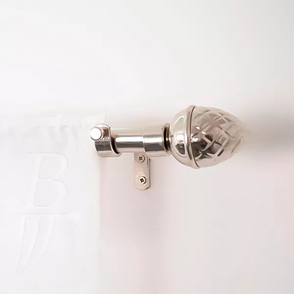 Barrales Dobles Para Cortinas Con Terminal Piña
